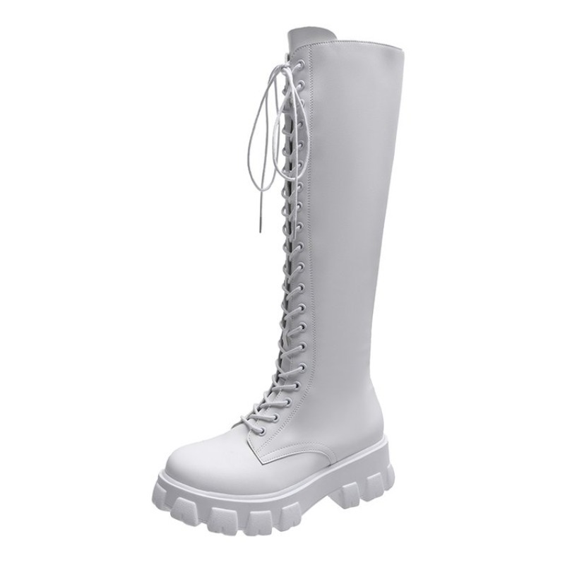Women Knee High Boots Lace Up  - Knee High Boots Women 评论和价格