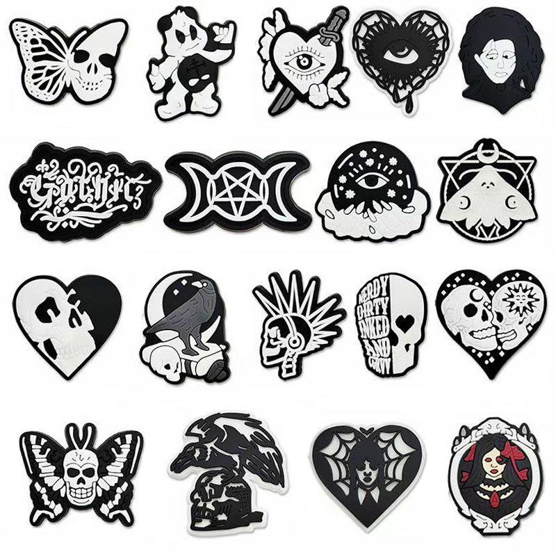 Halloween Skull Shoe Charms fo - Croc Style Clog 评论和价格