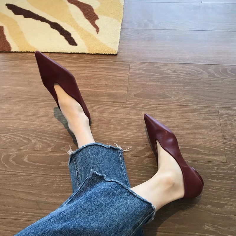 Trend Women Shoes Flats Sandal - Square Toe Mule 评论和价格