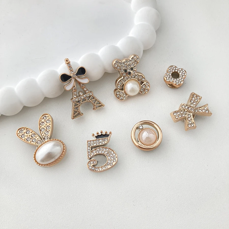 14pcs Sparkling Rhinestone Fau - Croc Style Clog 评论和价格